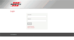 Desktop Screenshot of magnetics.spang.com